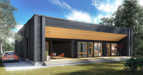 Maison préfabriquée - GREGOR - RITSU AS - écologique / contemporaine / de plain-pied