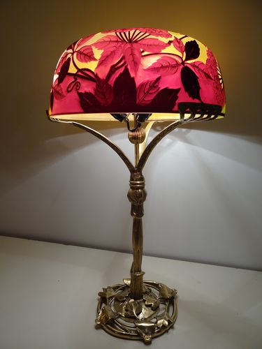 Lampe de table - OMBELLES - TIEF - en verre soufflé / de style Art Nouveau / d'intérieur