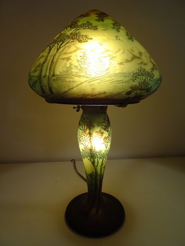 Lampe de table - MIHAELA - TIEF - en verre / de style / d'intérieur