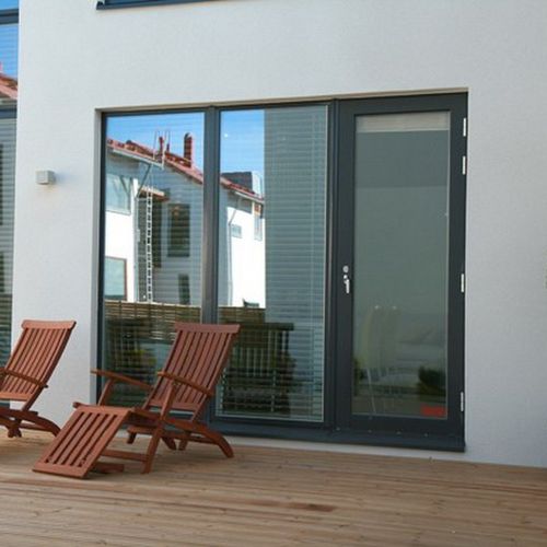 Baie vitrée coulissante - BALCONY  - Skaala Windows And Doors - en bois / en aluminium / à triple vitrage
