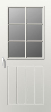 Porte d'entrée - IO 58 F - Skaala Windows And Doors - en bois / en verre / battante