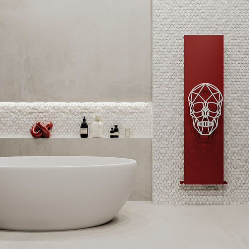 Radiateur à eau chaude - SKULLY - Carisa Designer Radiators - 751 w...1000 w / contemporain / en aluminium