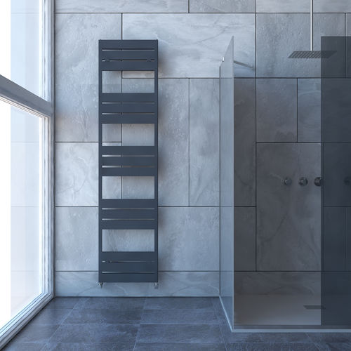 Sèche-serviettes électrique - MACK BATH - Carisa Designer Radiators - à eau chaude / 501 w...750 w / 0...500 w