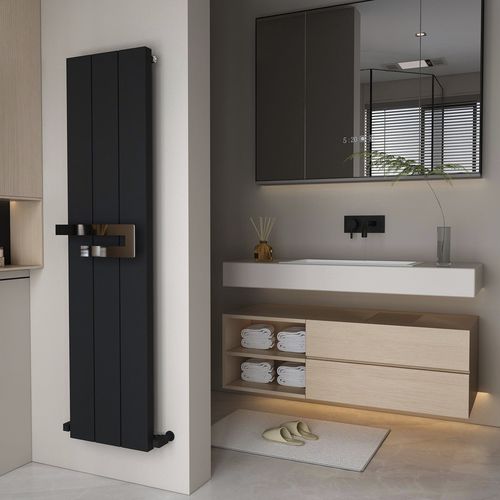 Sèche-serviettes à eau chaude - CARISA ELVINO BATH - Carisa Designer Radiators - 501 w...750 w / 751 w...1000 w / contemporain