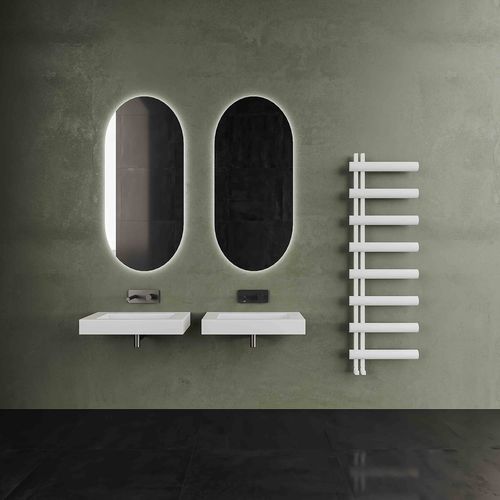 Sèche-serviettes à eau chaude - CARISA MOON L - Carisa Designer Radiators - 0...500 w / contemporain / en aluminium