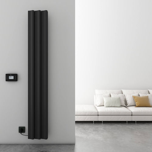 Radiateur à eau chaude - BOREAS S - Carisa Designer Radiators - contemporain / en aluminium / noir