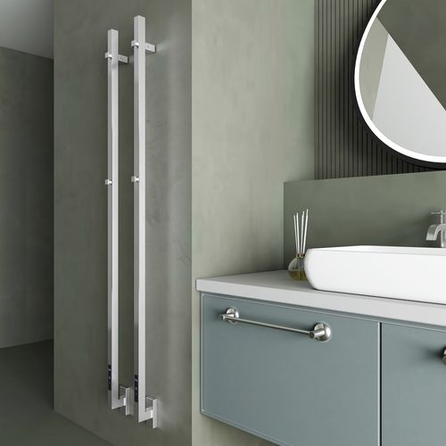 Sèche-serviettes électrique - MAXIM - Carisa Designer Radiators - 0...500 w / contemporain / en inox