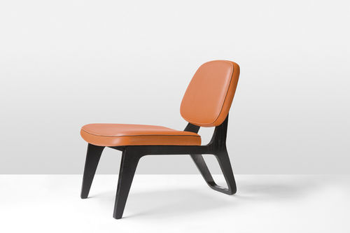 Chauffeuse contemporaine - MOONLOUNGER - WILDSPIRIT - en cuir / luge