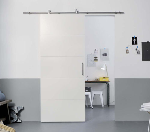 Système coulissant en acier inoxydable - Move 3 - Svedex - pour porte / mural