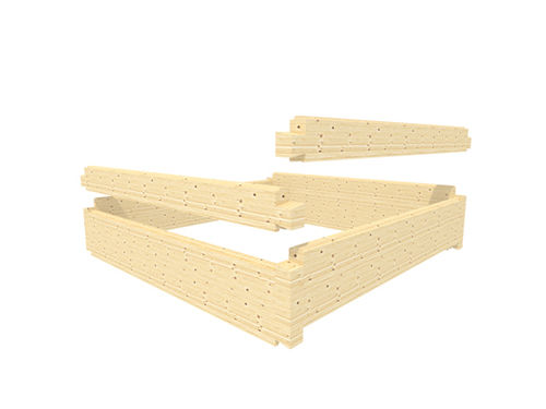 Panneau de construction en bambou - Z-MODULE Ltd. - en bois / en béton / en béton armé