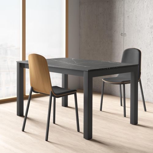 Table contemporaine - TOKIO - Cancio - en verre trempé / en stratifié / en céramique