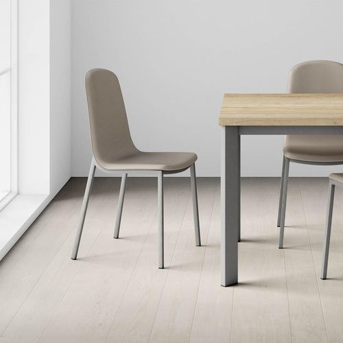 Chaise contemporaine - MOLY - Cancio - d'intérieur / en tissu / en contreplaqué