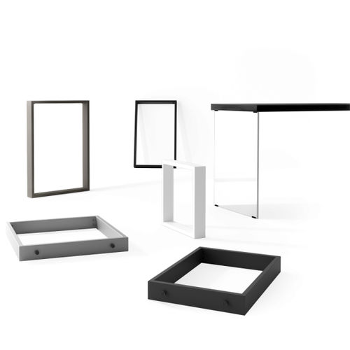 Pied de table en aluminium laqué - FIX  - Cancio - contemporain / pour table mange-debout / professionnel