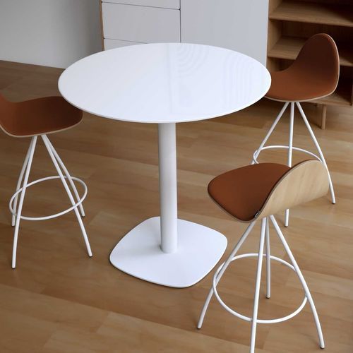 Table mange-debout contemporaine - CIRCUS  - Cancio - en stratifié / en verre / en céramique