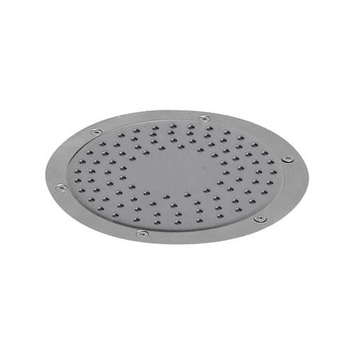Siphon de sol en acier inox - C25100GMPF8V - Caggiati Maurizio srl - pour salle de bain / avec grille / rond