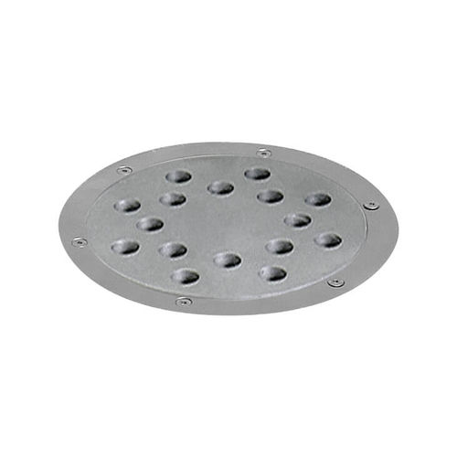Siphon de sol en acier inox - C25100GMPRV - Caggiati Maurizio srl - pour salle de bain / avec grille / rond