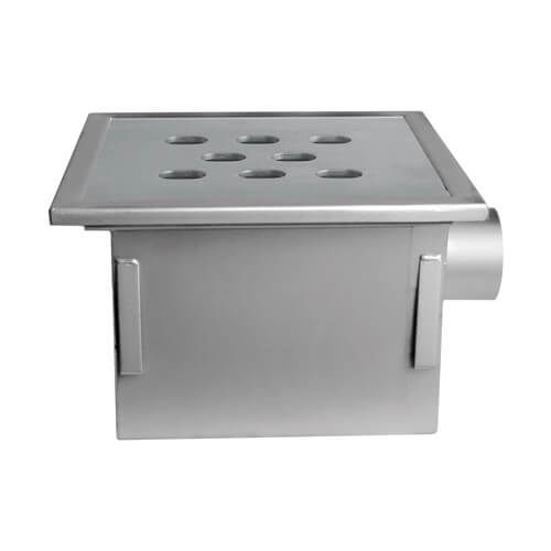 Grille de siphon pour sol d'extérieur - C40100LPR  - Caggiati Maurizio srl - en acier inox