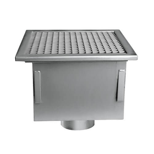 Grille de siphon pour sol d'extérieur - C30125P - Caggiati Maurizio srl - en acier inox