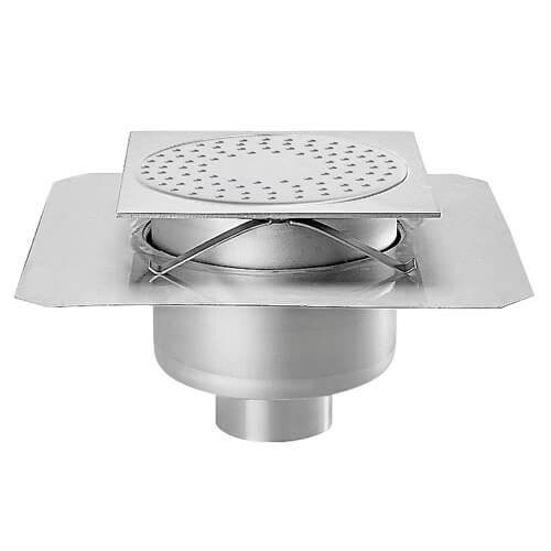 Siphon De Sol En Acier Inox C Tf V Caggiati Maurizio Srl Pour Salle De Bain Avec