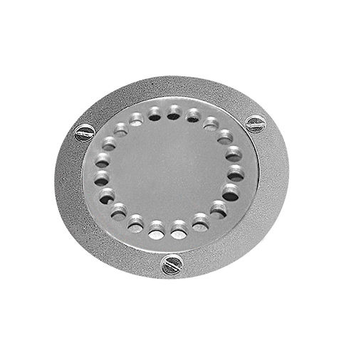 Siphon de sol en acier inox - C1040GMP - Caggiati Maurizio srl - pour salle de bain / avec grille / rond