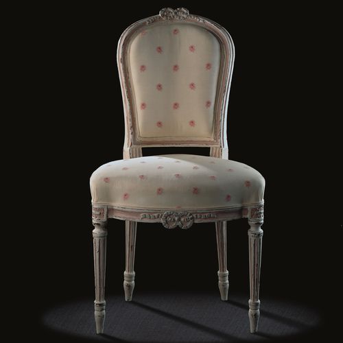 Chaise de style Louis XVI - L16 T 11 - MASSANT - d'intérieur / en tissu / avec piètement en bois