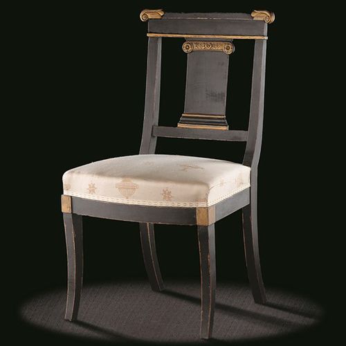 Chaise de style Empire - E TF 8 /1 - MASSANT - d'intérieur / en tissu / avec piètement en bois