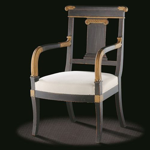 Fauteuil de style Empire - E TF 8 - MASSANT - en tissu / en bois
