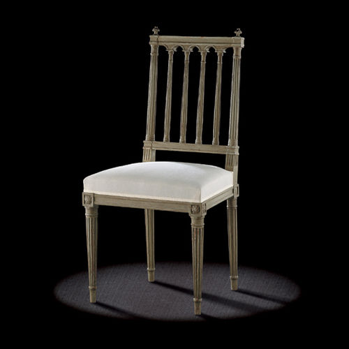 Chaise de style Louis XVI - L16 T 14 - MASSANT - d'intérieur / en bois / tapissée