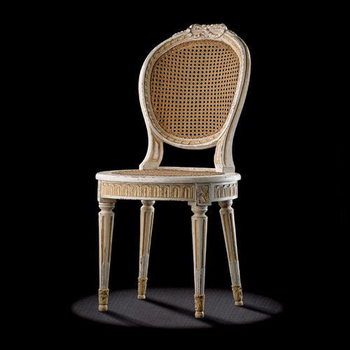 Chaise de style Louis XVI - L16 T A 2 - MASSANT - d'intérieur / en bois / médaillon
