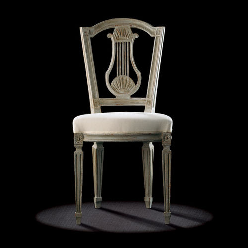 Chaise de style Louis XVI -  L16 T 3 - MASSANT - d'intérieur / en tissu / avec piètement en bois