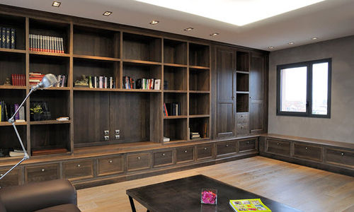 Bibliothèque contemporaine - COSI BIBLIO - COSI - en bois / sur mesure