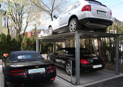 Plateforme pour parking mécanique - Quadroparker N4902 - Nussbaum Parking - à deux niveaux