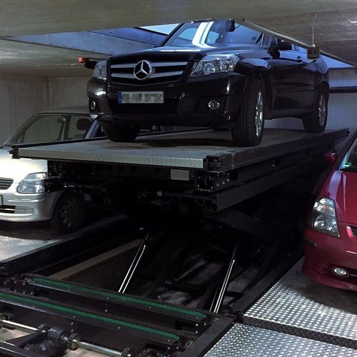 Système de stationnement avec plate-forme - SQUAREPARKER - Nussbaum Parking