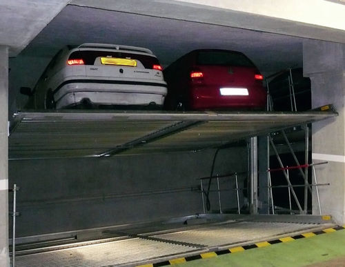 Plateforme pour parking inclinée - Liftparker N4202 - Nussbaum Parking - mécanique / à deux niveaux