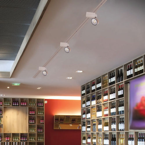 Éclairage sur rail à LED - FERIT - BPM Lighting  - rond / en aluminium / professionnel