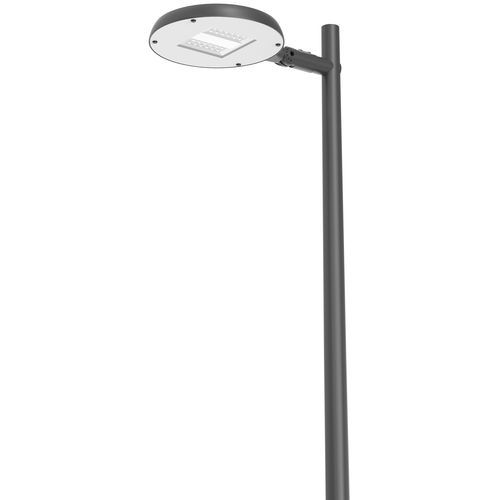 Lampadaire urbain - CIRTA T - danlite - contemporain / en aluminium / avec diffuseur en verre trempé
