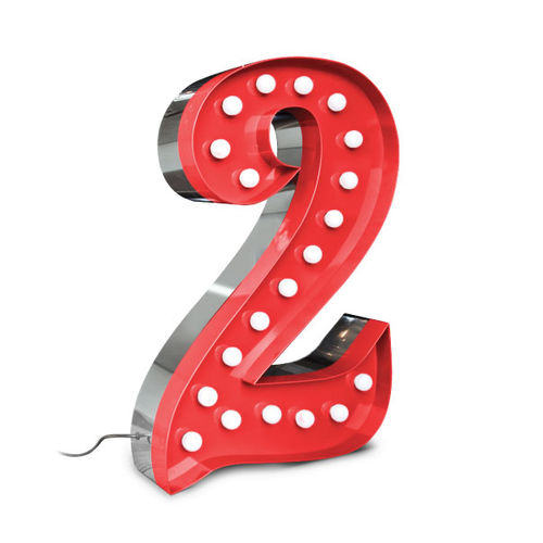 Lampe sur pied - GRAPHIC: 2 - DelightFULL - en aluminium / en acier inoxydable / design original