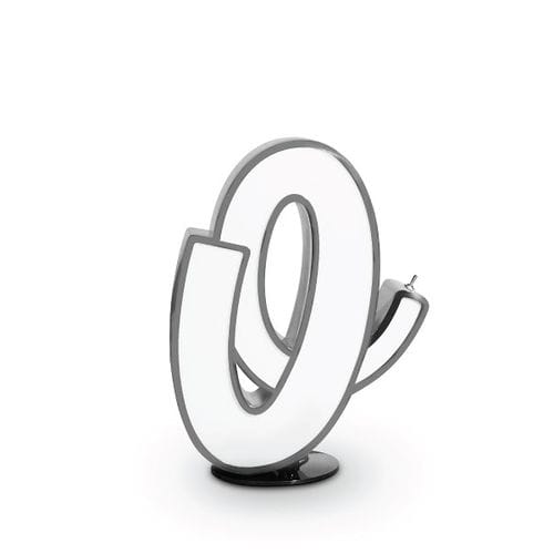 Lampe sur pied - LETTER O - DelightFULL - en aluminium / en acrylique / design original