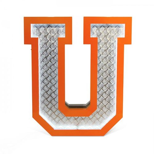Lampe sur pied - LETTER U - DelightFULL - en aluminium / en acier / design original