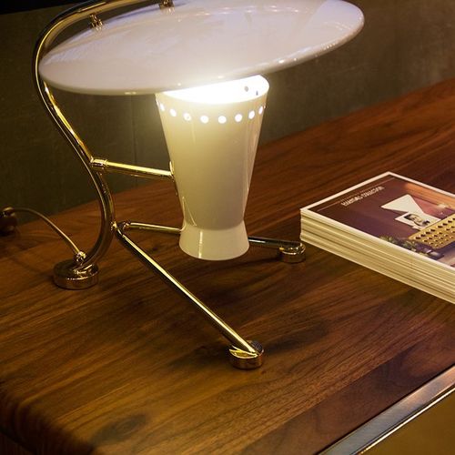 Lampe de table - BARRY - DelightFULL - en aluminium / en laiton / contemporaine