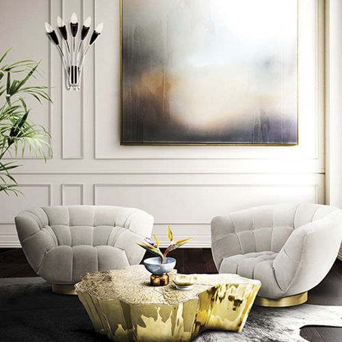 Applique murale design original - NORAH - DelightFULL - d'intérieur / en aluminium / en laiton