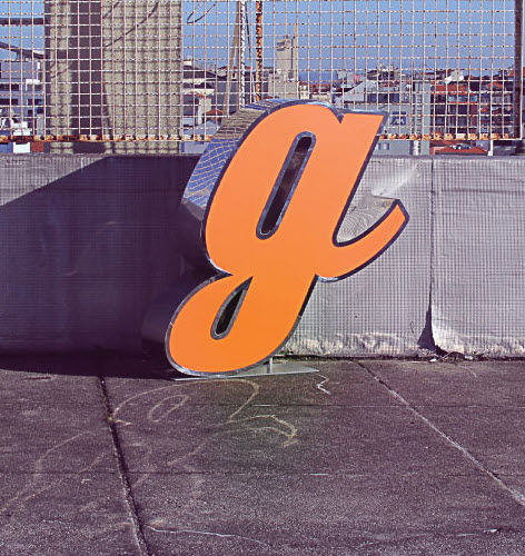 Applique murale design original - LETTER G - DelightFULL - d'intérieur / en acier inoxydable / en acrylique
