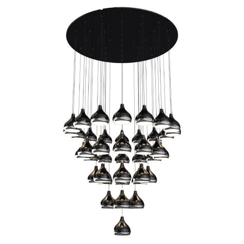 Lustre contemporain - HANNA - DelightFULL - en laiton / en aluminium / professionnel