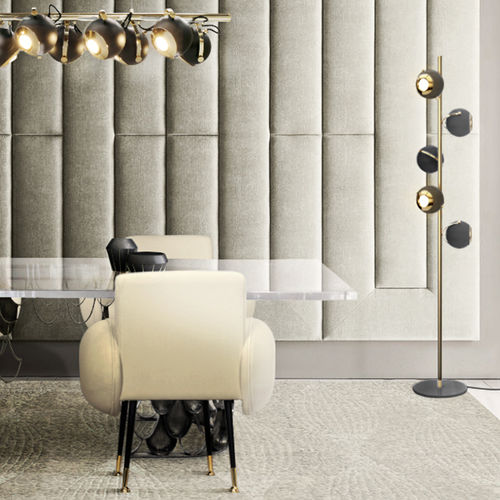 Lampe sur pied - SCOFIELD - DelightFULL - en aluminium / en laiton / contemporaine