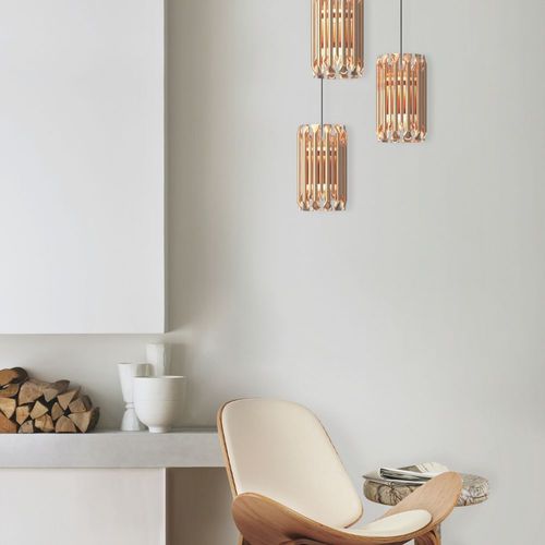 Lampe suspension - MATHENY  - DelightFULL - en laiton / design minimaliste / résidentielle