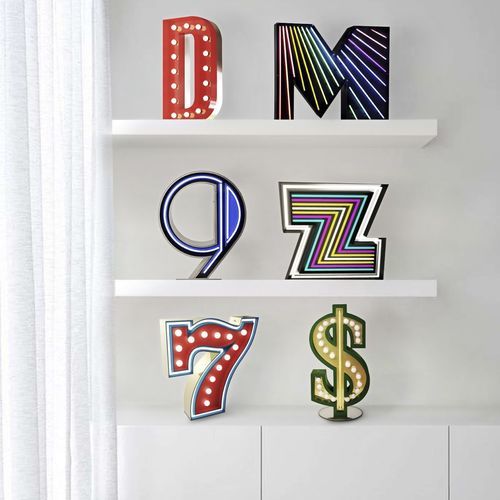 Lampe sur pied - GRAPHIC: 7 - DelightFULL - en aluminium / en laiton / design original