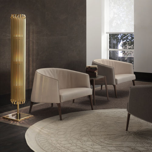 Lampe sur pied - MATHENY - DelightFULL - en laiton / en acier / contemporaine
