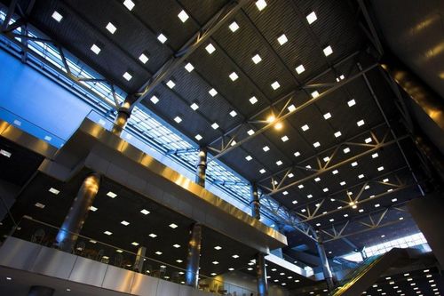 Plafonnier contemporain - 600 x 600 - Ecoled  - carré / en aluminium / à LED