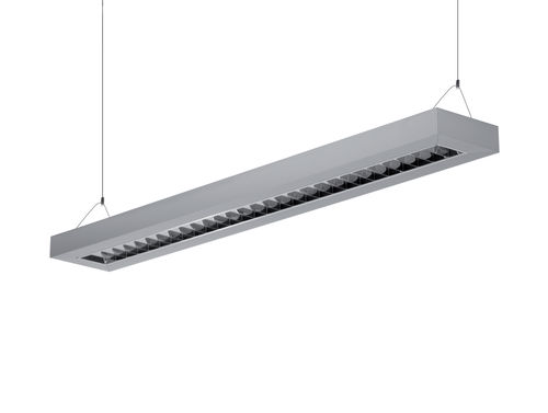 Luminaire suspendu - ZULI : 12-551A-2054EI, E - Halla - fluorescent / linéaire / en aluminium
