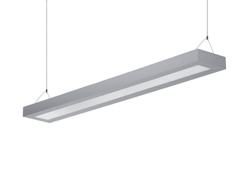 Luminaire suspendu - ZULI : 12-551I-1054E, E - Halla - fluorescent / linéaire / en aluminium